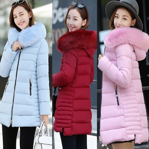 UNM~Women's long section of large padded jacket thick Coat