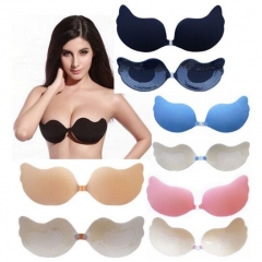 UNM~Women's Sexy Underwear Breathable gather bio-plastic invisible bra