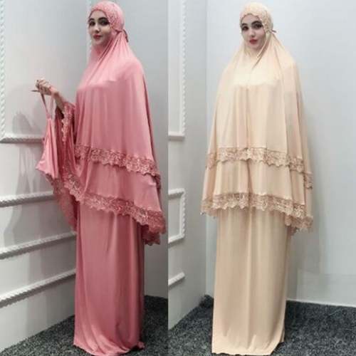 28PA10001#Muslim Headscarf Shawl+Dress