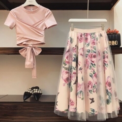 151310#Short sleeve 2pcs Suit