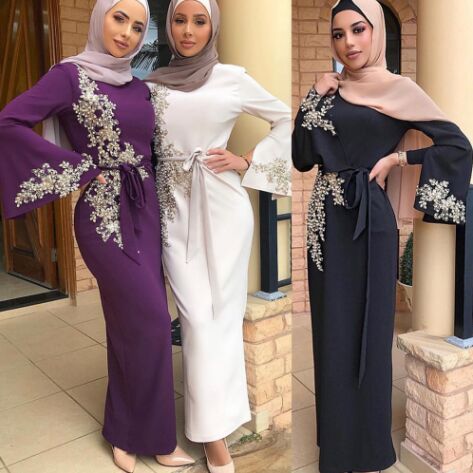 28LR275#Muslim Dress