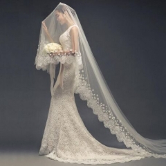 09003#Wedding head Veil