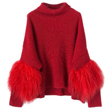 153181#Fur Sweater