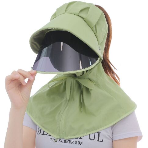 71B0045#Women'Anti-spray protective hat shawl