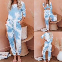 54OM9251#Blouse+Pant Pajama Suit