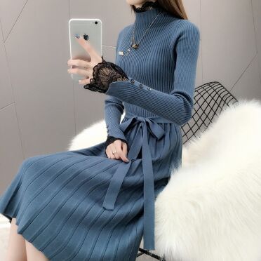 37RZ374#Sweater Dress