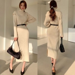 255236#Dress（With belt）