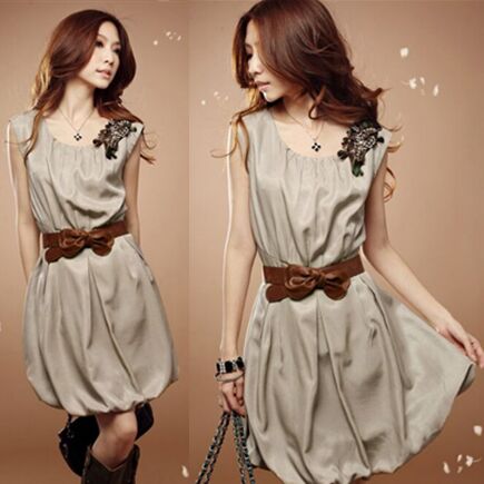 120111#Dress （With belt）