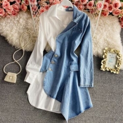 167572#Denim Dress