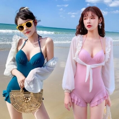 18028284#Bodysuit Smock Swimsuit