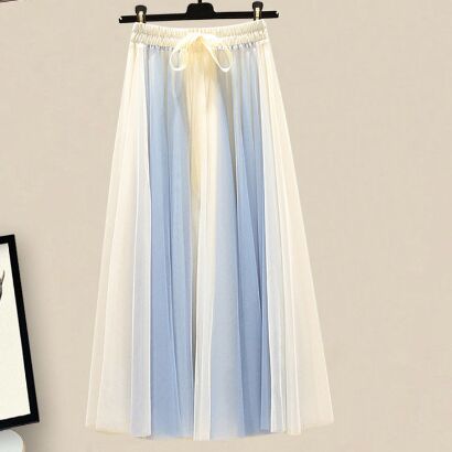 Blue Apricot Skirt