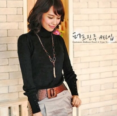 191055#Knitted Sweaters-Black