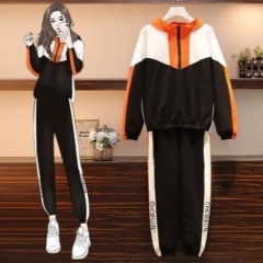 161581#Hoodie+Pants 2pcs Suit