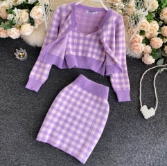 154446#Coat+Skirt +Sling 3pcs suit