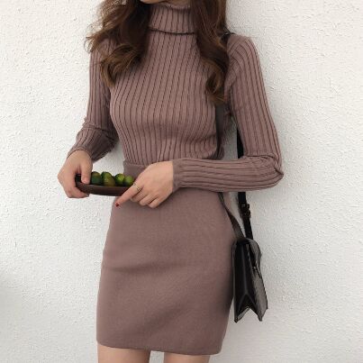 Skirt Suit khaki