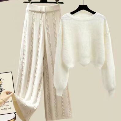 White Shirt+White Pants Set