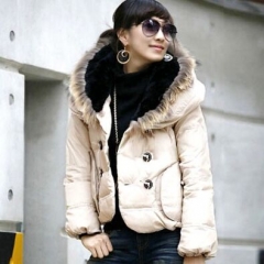 2110014#Thick Coat-Beige