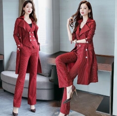 162681#Jacket+Vest +Trousers 3pcs Suit