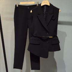 187538#Vest+Pant Suit+Belt Set