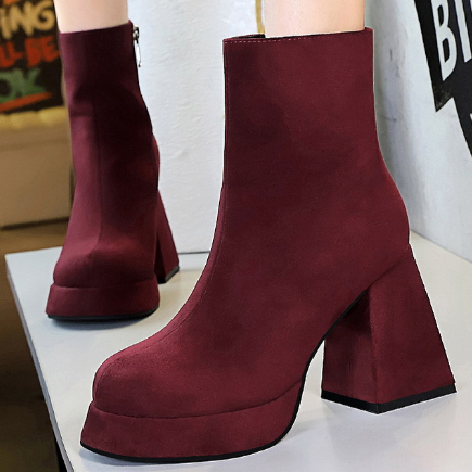 487992-3#Suede Boots Shoes