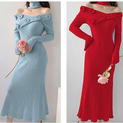 255597#Knitting Dress