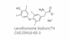 99.8% High Quality Levothyroxine Sodium T4 CAS: 25416-65-3
