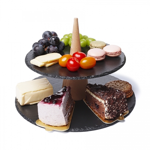 Slate serving stand