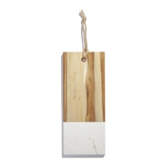 Artificial Marble + Acacia Wood Serving Board