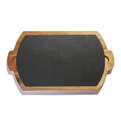 Slate-Wood Serving Board