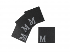 Monogram Slate Coaster (Letter M)