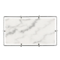 Marble Sharing Platter (Silver)