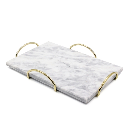 Marble Metal Serving Tray