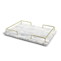 Marble Metal Serving Tray