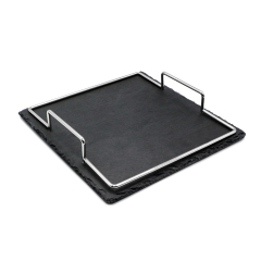 Slate Metal Serving Tray