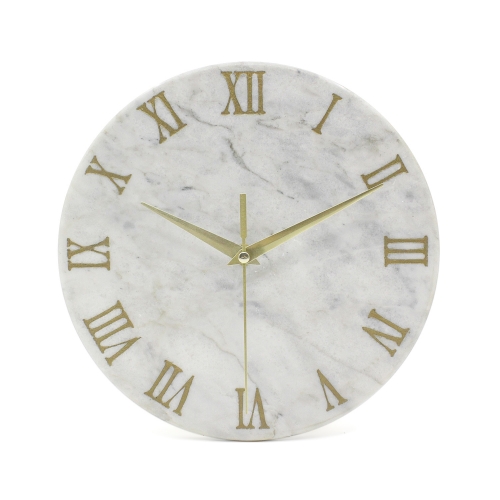 Marble Clock (Roman Numerals)