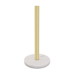 Marble Paper Towel Stand (Gold)