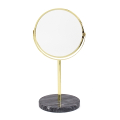 Marble Makeup Mirror (Gold)