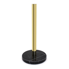 Marble Paper Towel Stand (Gold)