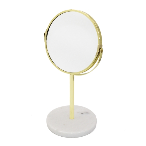 Marble Makeup Mirror (Gold)