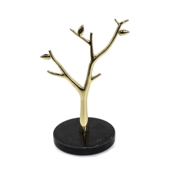 Marble Jewelry Stand (Gold)