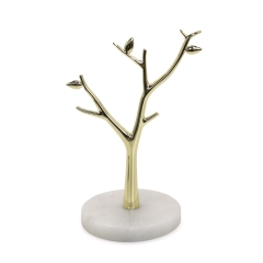 Marble Jewelry Stand (Gold)