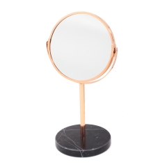 Marble Makeup Mirror (Rose Gold)