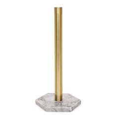 Marble Paper Towel Stand (Gold)