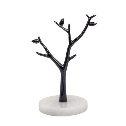 Marble Jewelry Stand (Black)