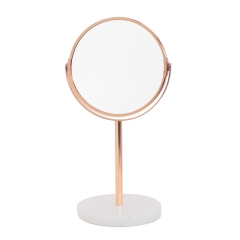 Marble Makeup Mirror (Rose Gold)