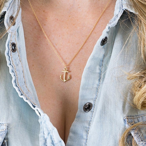 Boho Pendent Necklace Gold Chain Necklaces  Jewelry for Women and Girls