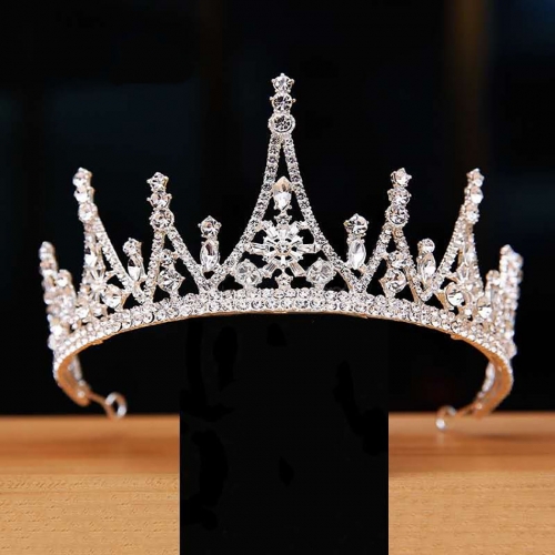 Unicra Wedding Bridal Tiara Silver Tiaras Crystal Queen Crown Rhinestone Crowns Bride Prom Hair Accessories for Women and Girls