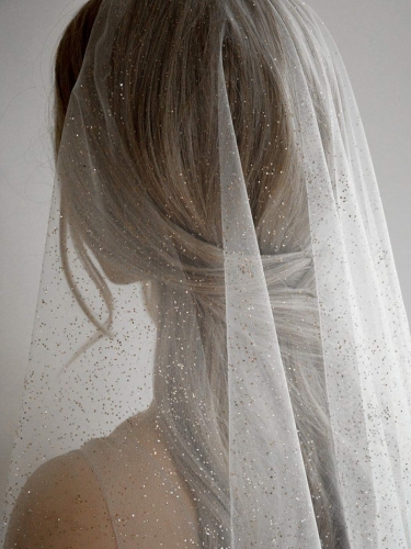 Surluufy Wedding Veil Comb Bridal Cathedral Veil 1 Tier Drop Veil Wedding Rhinestones Hair Comb for Brides, 118 Inches