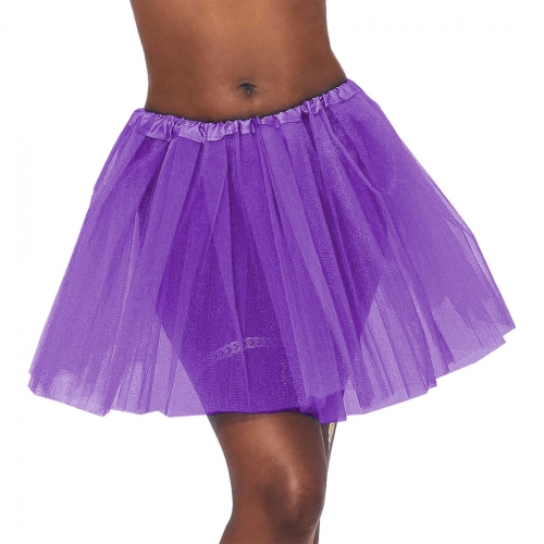 Victray Ballet Tutu Skirt Tulle Elastic Dance Skirt 3 Layered Tutu Skirts Fashion Performance Costume for Women and Girls