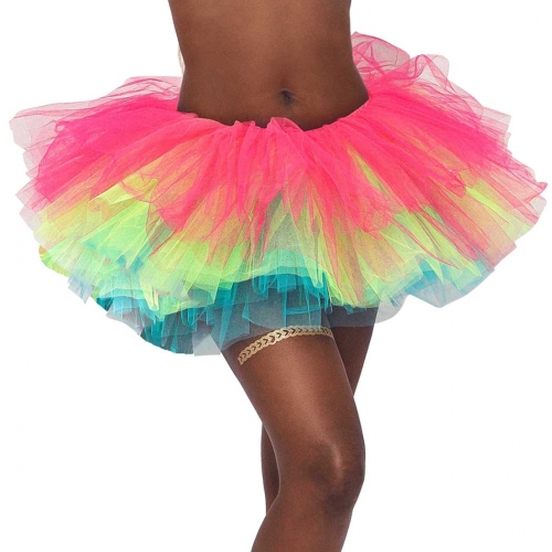 Victray Tulle Tutu Skirt Ballet Dance Skirts Layered Tutu Skirt Party Festival Costume for Women
